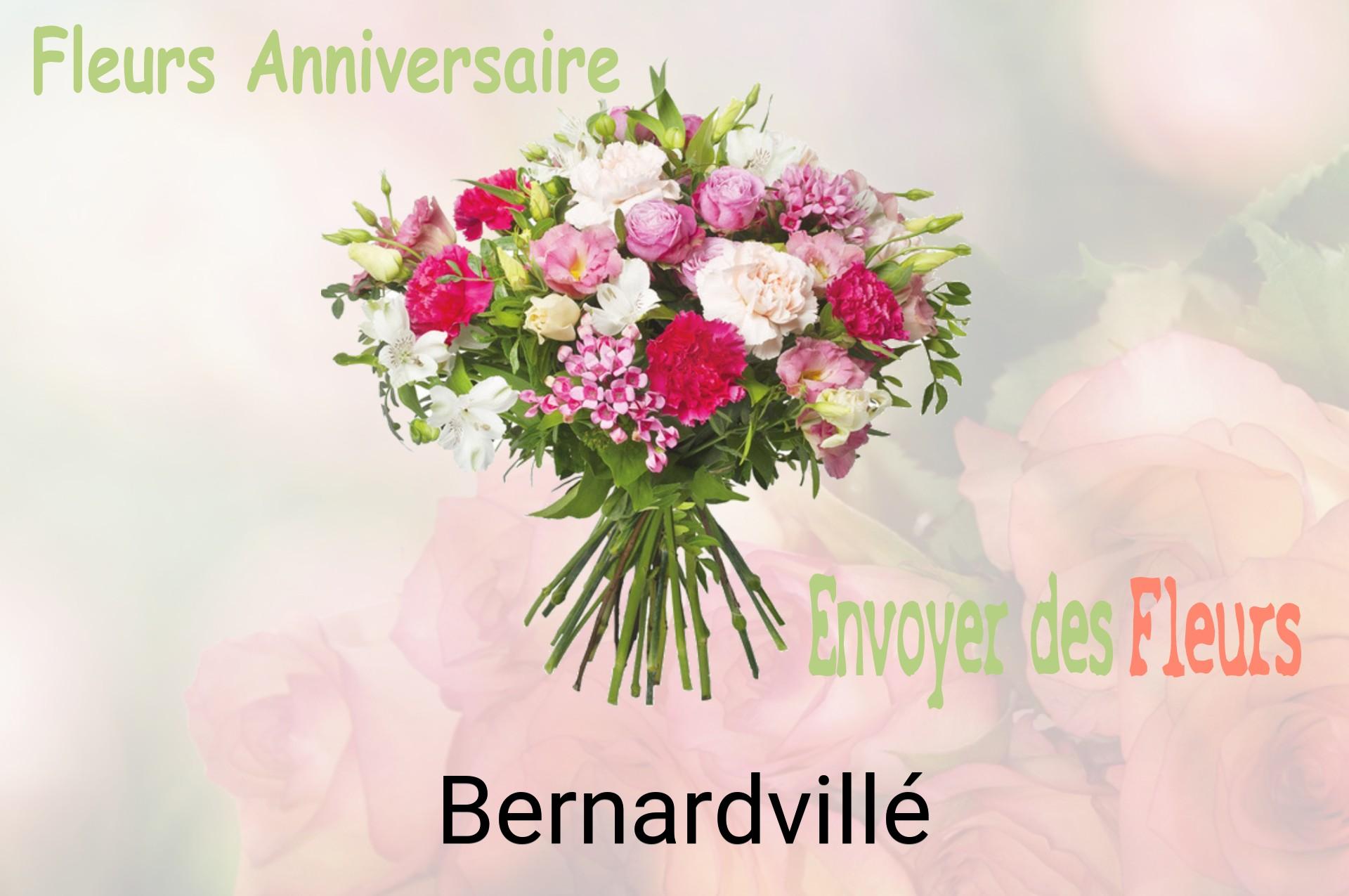 Bouquet de fleurs d’anniversaire livré à Bernardvillé